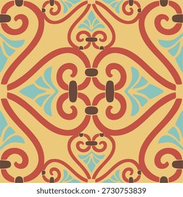 vector seamless pattern, colorful ornament. endless background and texture. Vector golden seamless ornament of ancient Greece. Classic Endless pattern frame border Roman Empire. eps 10