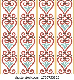 Patrón sin fisuras de Vector, adorno colorido. fondo y textura sin fin. Ornamento sin costuras de oro de Vector de la antigua Grecia. Clásico patrón sin fin borde del marco Imperio Romano. eps 10