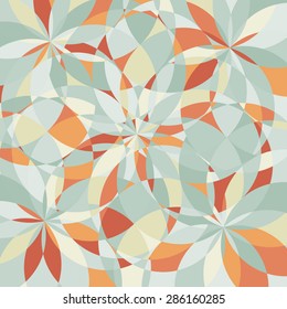 Vector seamless pattern of colorful overlapping circles creating a vibrant and playful background, ideal for modern designs and creative projects.