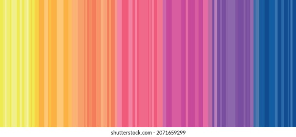 Vector Seamless Pattern Colorful palette lines. Can be used as wallpaper, wrapping paper, Background template, textile fabric prints or else. Cool Colorful Neon Colors Striped Repeatable Pattern