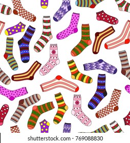 Socks Pattern, Vectors