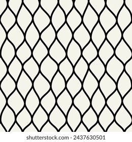 Vector seamless pattern. Creative smooth background. Decorative simple hand drawn design.