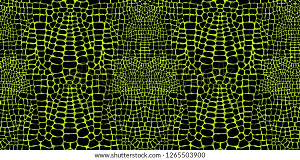 Vector Seamless Pattern Crocodile Alligator Skin Stock Vector (Royalty ...