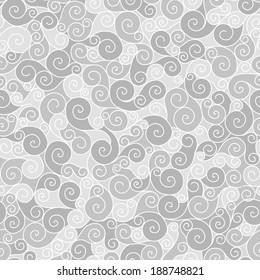 Vector seamless pattern curl.