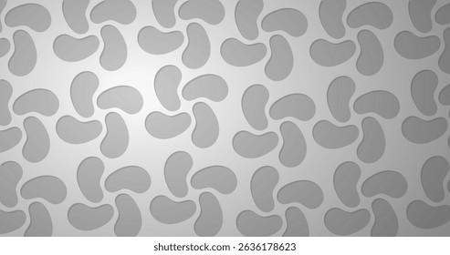 vector seamless pattern with curve hole