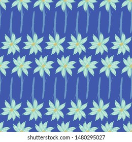 vector seamless pattern with cute cosmos flowers. Great for wallpaper,backgrounds,gifts,surface pattern design,packaging design projects, stationary,fabric