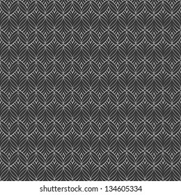 Vector Seamless Pattern. Dark Background.