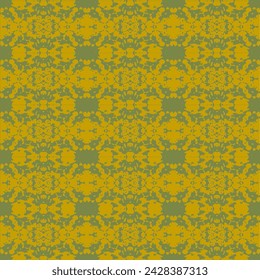 Vector seamless pattern with decorative climbing flowers. damask style pattern for textil and decoration