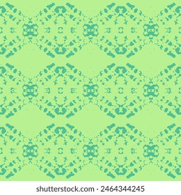 Vector seamless pattern with decorative climbing flowers. Indigo Portuguese abstract filigree background.