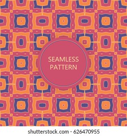 Vector seamless pattern. Decorative design template. Creative background.