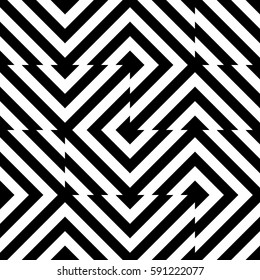 Vector seamless pattern. Decorative element, design template with striped black white diagonal inclined lines. Background, texture with figurative geometry. Moving tiles for card web tile app cover