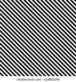 Vector seamless pattern. Decorative element, design template with striped black white diagonal inclined lines. Background, texture with figurative geometry. Dynamic tiles for card, app, web cover.