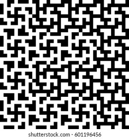 Vector seamless pattern. Decorative ornament, traditional tracery with black white swastika, ethnic symbol of sun, peace. Background, texture with folk handiwork. Fabric textile swatch, art design.