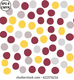 Vector seamless pattern with decorative stones.