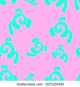 Vector seamless pattern design with cactus. Print for textiles. Vector illustration background.