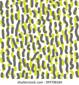 Vector seamless pattern design with doodle dashed lines, repeating surface pattern for all web and print purposes.