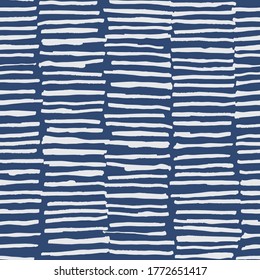 Vector seamless pattern pattern design with hand drawn marker stripes, repeat background for web and print