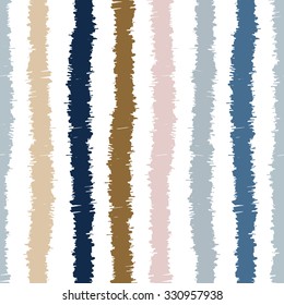 Vector seamless pattern design with sketchy stripes, repeating background for all web and print purposes.