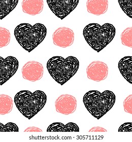 Vector seamless pattern design, template for sail, wedding invitations (save dat), invitation, envelope, valentine, scrapbook,. Wallpaper vector background hand drawn style 