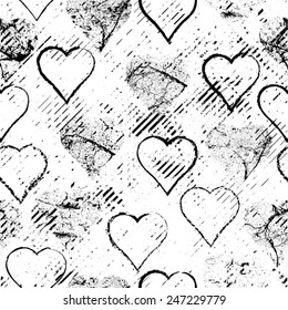 Vector Seamless Pattern.  Diagonal Stripes. 