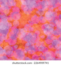 Vector seamless pattern with different circles.