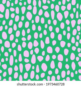 Vector seamless pattern of different colors dots