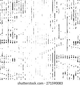 Vector Seamless Pattern .  Dirty Distress Texture .