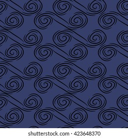 Vector seamless pattern. Doodle, abstract (4)