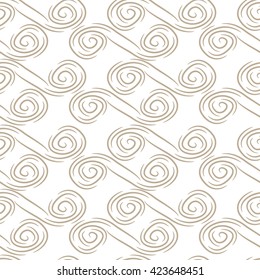 Vector seamless pattern. Doodle, abstract, circles (6)