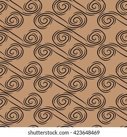 Vector seamless pattern. Doodle, abstract (2)