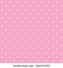 vector seamless pattern dot isolated on pink background