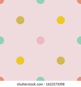vector seamless pattern with dots