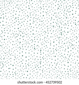 Vector seamless pattern with dots different shapes. Abstract doodle hand drawn form. For wallpaper, print, posters and phone case.