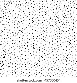 Vector seamless pattern with dots different shapes. Abstract doodle hand drawn form. For wallpaper, print, posters and phone case.