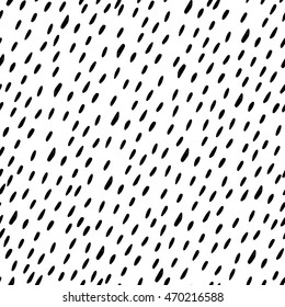 Vector seamless pattern with dots different shapes. Abstract doodle hand drawn form. For wallpaper, print, posters and phone case.