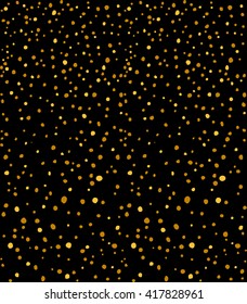 vector seamless pattern with dots imitating glitters
