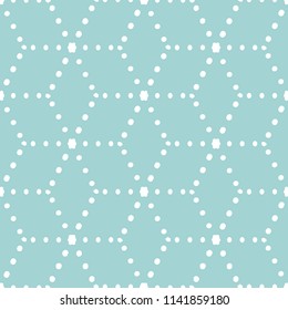 Vector seamless pattern with dots.Modern stylish texture.Blue and white