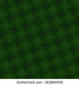 vector seamless pattern. dotted technology repetitive background. fabric swatch. wrapping paper. continuous print. geometric shapes. design element for decor, apparel, phone case, textile. green image