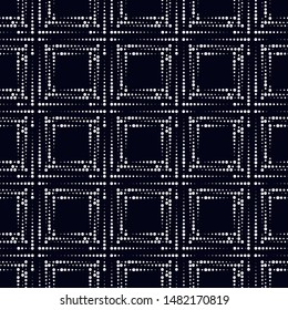 Vector seamless pattern. Dotted texture. 