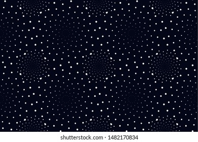 Vector seamless pattern. Dotted texture. 