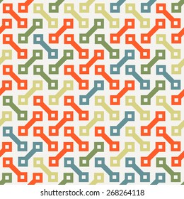 Vector seamless pattern of dumbbells similar elements. Texture in a modern style