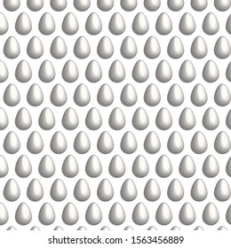 Vector seamless pattern.
Easter eggs. Drawing for paper, fabric, wallpaper. Abstract background pattern