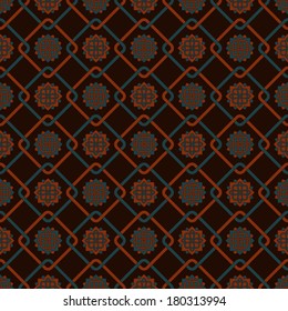 vector seamless pattern in eastern style, seamless pattern in swatch menu