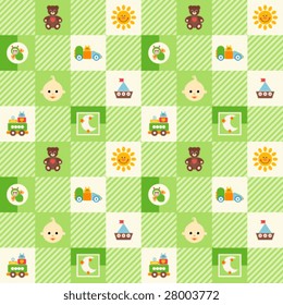 Vector seamless pattern. Easy to use.