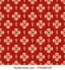 Vector Seamless Pattern | Elegant Background Pattern | Wallpaper Texture