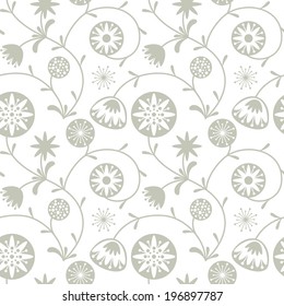 Vector seamless pattern. Endless background