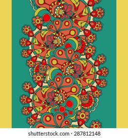 Vector seamless pattern. Endless texture can be used for wallpaper, pattern fills, web page background,surface textures. Used mask.