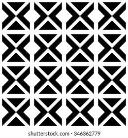 vector seamless pattern. endless texture black and white.
abstract geometric ornament background.
