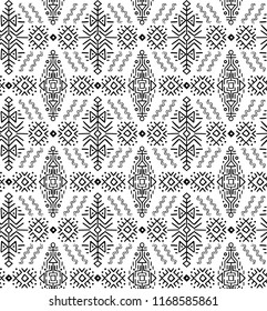 Ethnic Abstract Background Seamless Pattern Tribal Stock Vector ...