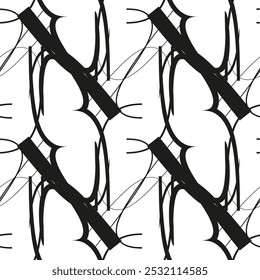 Vector Seamless Pattern Ethnic Style Background. Vintage decorative texture for wallpapers, backgrounds and page fills. Indian, Arabic motif.